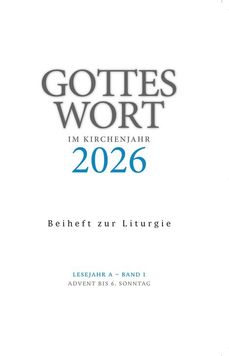 Gottes Wort im Kirchenjahr, Buch