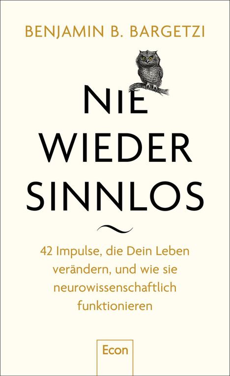 Benjamin B. Bargetzi: Nie wieder sinnlos, Buch