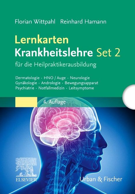 Reinhard Hamann: Lernkarten Krankheitslehre Set 2 für die Heilpraktikerausbildung, Diverse