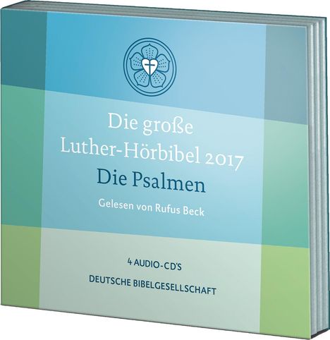 Die große Luther-Hörbibel 2017. Die Psalmen - gelesen von Rufus Beck, 4 CDs