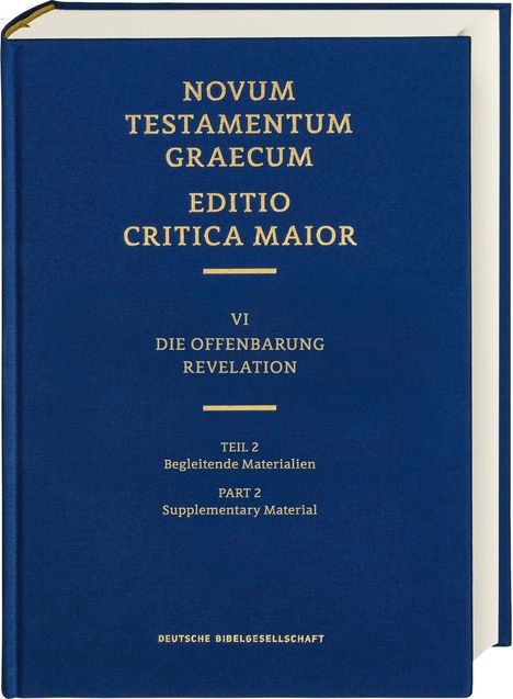 ECM VI/2. Offenbarung. Begleitende Materialien, Buch