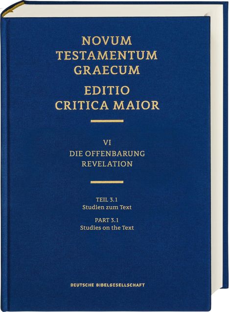 ECM VI/3.1. Offenbarung. Studien zum Text, Buch