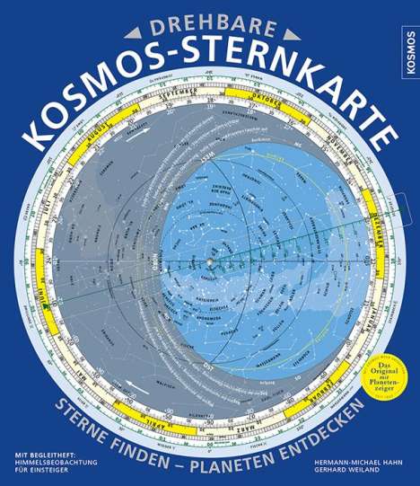 Hermann-Michael Hahn: Drehbare Kosmos-Sternkarte, Karten