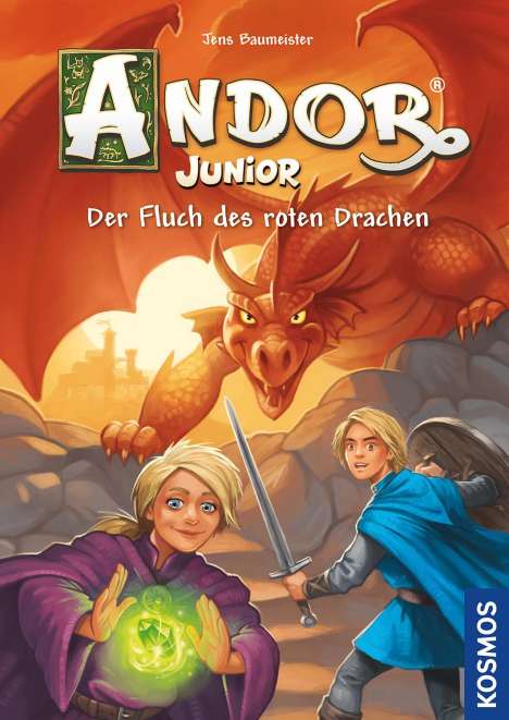 Jens Baumeister: Andor Junior, 1, Der Fluch des roten Drachen, Buch