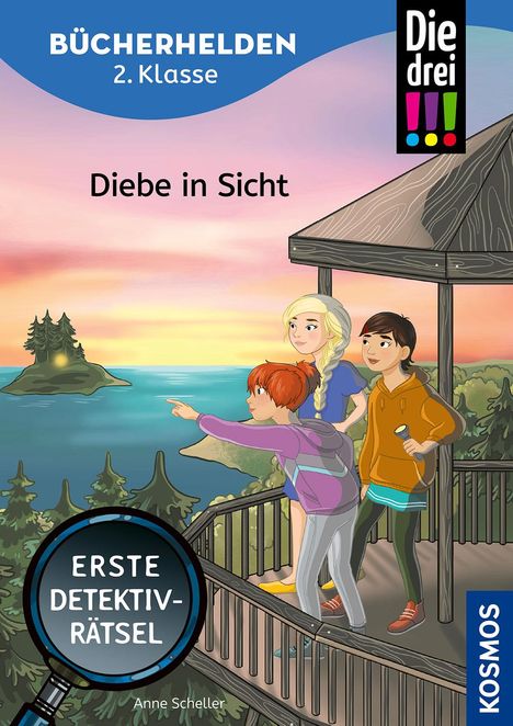 Anne Scheller: Die drei !!!, Bücherhelden 2. Klasse, Diebe in Sicht, Buch