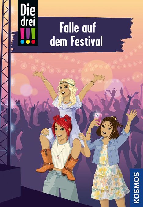 Kirsten Vogel: Die drei !!!, 118, Falle auf dem Festival, Buch