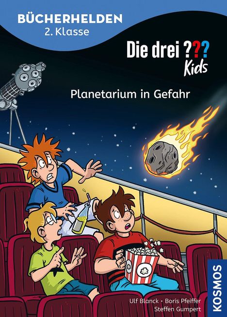Ulf Blanck: Die drei ??? Kids, Bücherhelden 2. Klasse, Planetarium in Gefahr, Buch