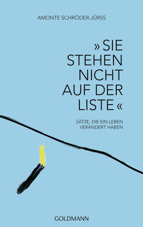 Amonte Schröder-Jürss: "Sie stehen nicht auf der Liste", Buch