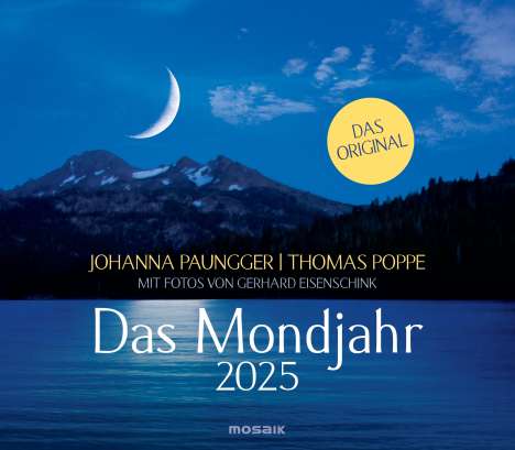 Johanna Paungger: Das Mondjahr 2025 - Wandkalender, Kalender