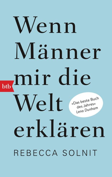 Rebecca Solnit: Wenn Männer mir die Welt erklären, Buch