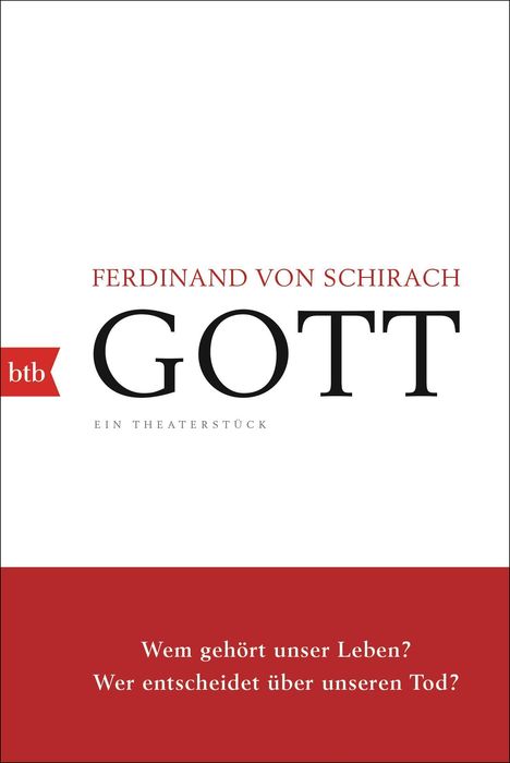 Ferdinand von Schirach: Gott, Buch