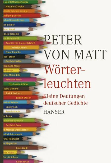 Peter von Matt: Wörterleuchten, Buch