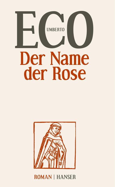 Umberto Eco (1932-2016): Eco, U: Name der Rose, Buch