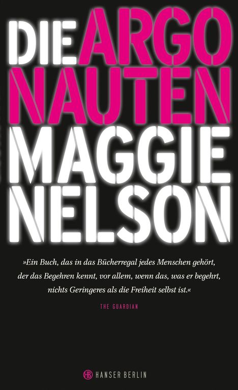 Maggie Nelson: Die Argonauten, Buch