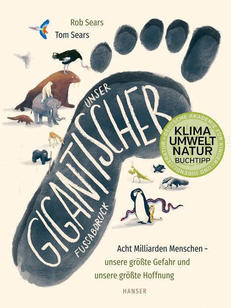 Rob Sears: Unser gigantischer Fußabdruck, Buch