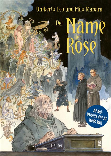 Umberto Eco (1932-2016): Der Name der Rose, Buch