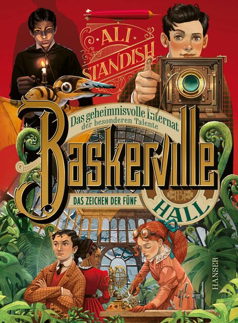 Ali Standish: Baskerville Hall - Das geheimnisvolle Internat der besonderen Talente: Das Zeichen der Fünf, Buch