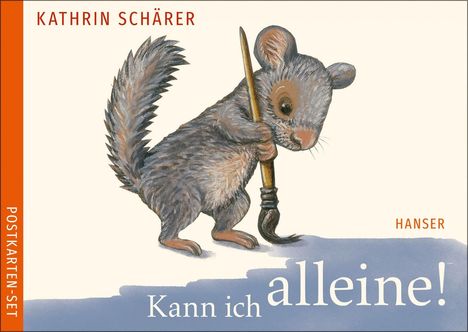 Kathrin Schärer: Kann ich alleine! Postkarten-Set, Buch