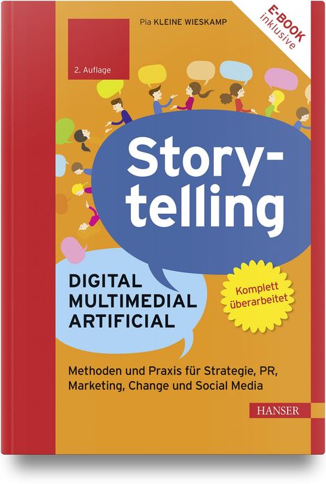 Pia Kleine Wieskamp: Storytelling: Digital - Multimedial - Artificial, 1 Buch und 1 Diverse
