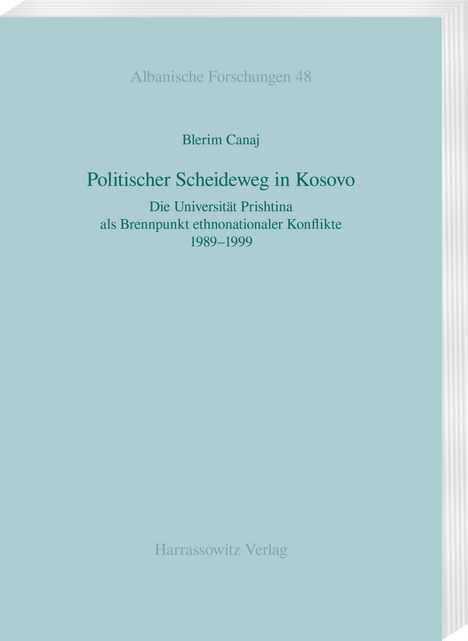Blerim Canaj: Politischer Scheideweg in Kosovo, Buch