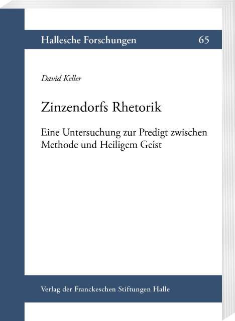 David Keller: Zinzendorfs Rhetorik, Buch