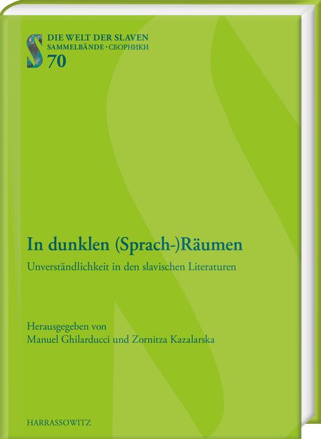 In dunklen (Sprach-)Räumen, Buch