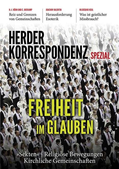 Herder Korrespondenz: Freiheit im Glauben, Buch