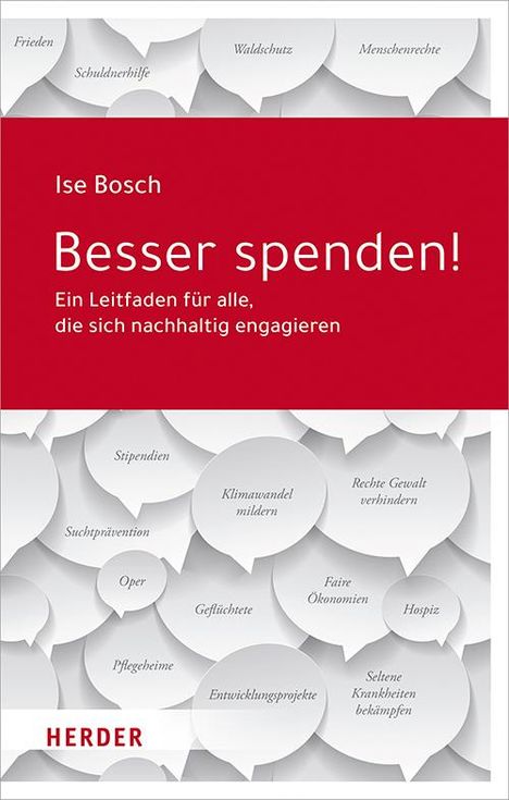 Ise Bosch: Besser spenden!, Buch