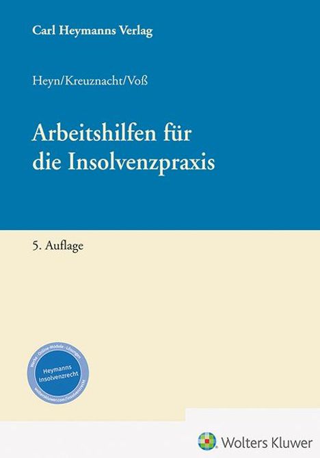 Michaela Heyn: Arbeitshilfen für Insolvenzsachbearbeiter, Buch