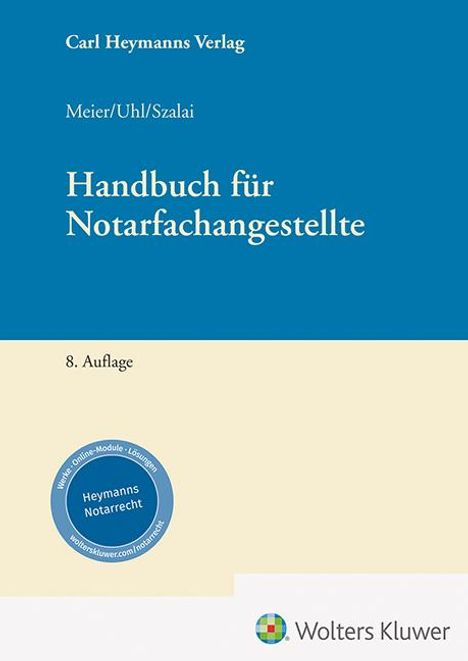 Handbuch für Notarfachangestellte, Buch