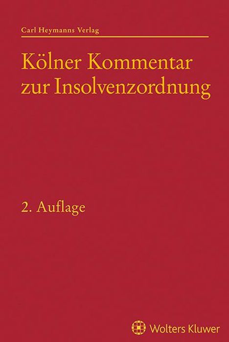 Hess/Kern Kölner Kommentar zur InsO, Buch