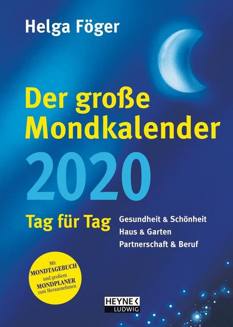 Helga Föger: Der große Mondkalender 2020, Diverse