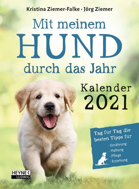 Kristina Ziemer-Falke: Ziemer-Falke, K: Mit Hund durchs Jahr 2021, Kalender