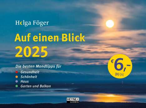 Helga Föger: Auf einen Blick 2025, Kalender