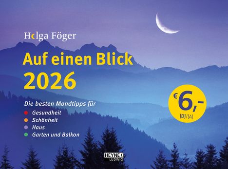 Helga Föger: Auf einen Blick 2026, Kalender