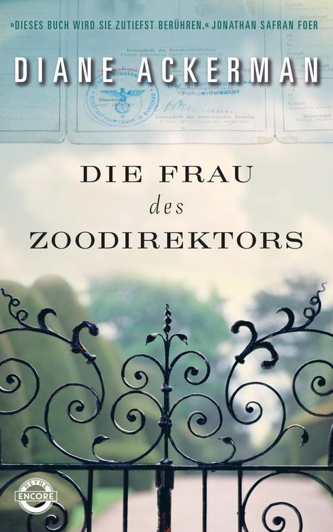 Diane Ackerman: Die Frau des Zoodirektors, Buch