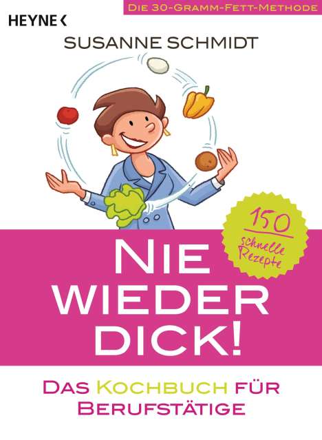 Susanne Schmidt: Nie wieder dick - Das Kochbuch für Berufstätige, Buch