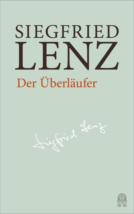 Siegfried Lenz: Der Überläufer, Buch