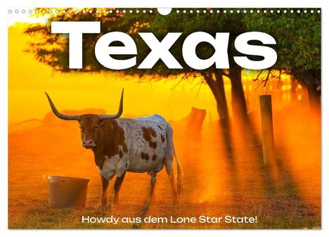 M. Scott: Texas - Howdy aus dem Lone Star State! (Wandkalender 2025 DIN A3 quer), CALVENDO Monatskalender, Kalender