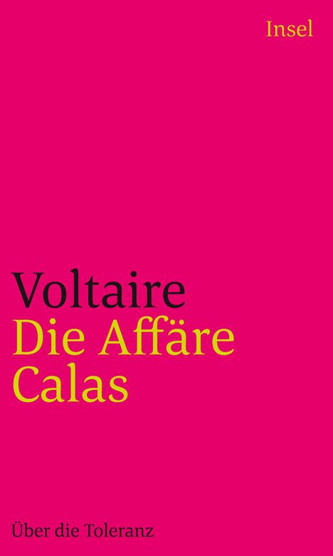 Voltaire: Die Affäre Calas, Buch