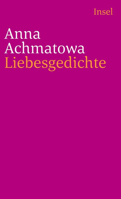 Anna Achmatowa: Liebesgedichte, Buch