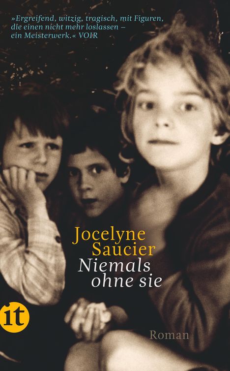 Jocelyne Saucier: Niemals ohne sie, Buch