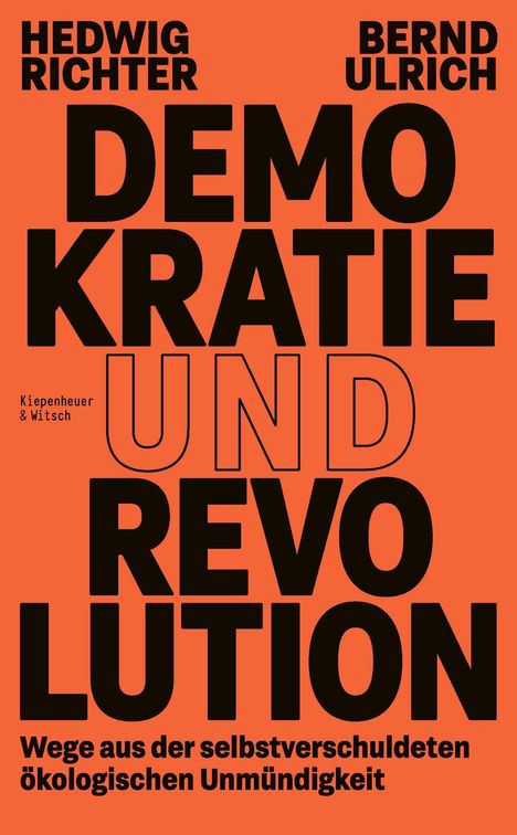 Hedwig Richter: Demokratie und Revolution, Buch