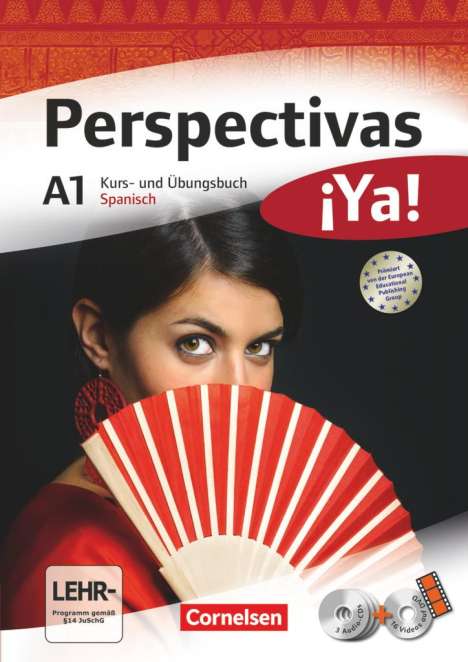 Araceli Vicente Álvarez: Perspectivas ¡Ya! A1. Kurs- und Arbeitsbuch, Vokabeltaschenbuch, 4 Bücher
