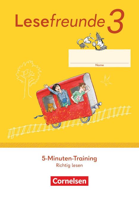 Lesefreunde 3. Schuljahr. 5-Minuten-Training "Richtig lesen". Arbeitsheft - Östliche Bundesländer und Berlin - Ausgabe 2022 -, Buch