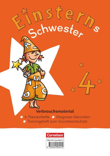 Einsterns Schwester 4. Schuljahr. Themenhefte 1-4, Training Grundwortschatz und Diagnoseheft - Verbrauchsmaterial - Im Paket, Buch