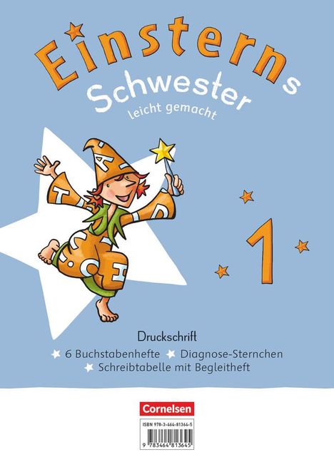 Roland Bauer: Einsterns Schwester - Erstlesen - Leicht gemacht 1. Schuljahr. Druckschrift: 6 Buchstabenhefte im Paket, Buch