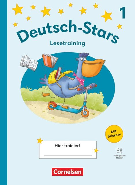 Deutsch-Stars 1. Schuljahr - Lesetraining Ausgabe 2025 - Übungsheft, Buch