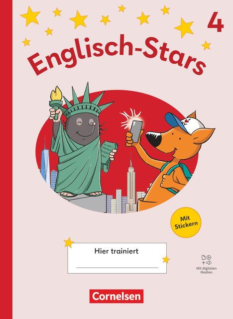 Englisch-Stars 4. Schuljahr - Allgemeine Ausgabe 2025 - Übungsheft, Buch