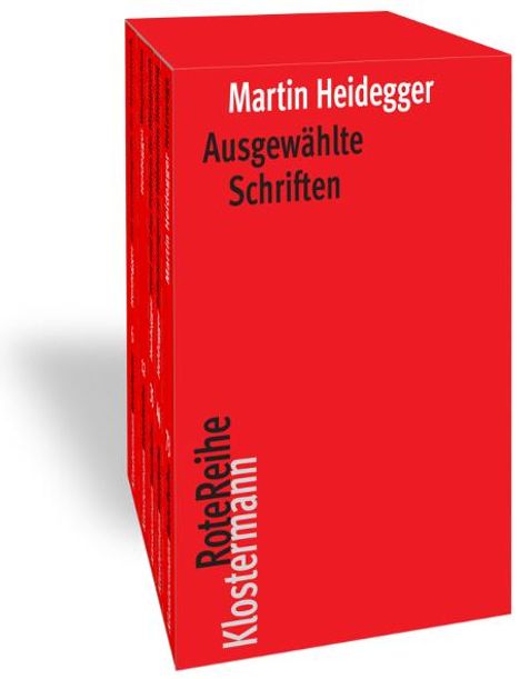 Martin Heidegger: Ausgewählte Schriften, Buch